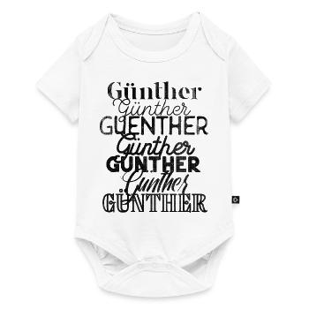 GÜNTHER - Baby Premium short-sleeve bodysuit - white - Front