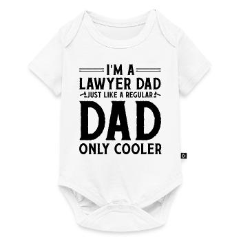 I'm A Lawyer Dad Just Like A Regular Dad Only Cool - Baby Premium short-sleeve bodysuit - white - Front