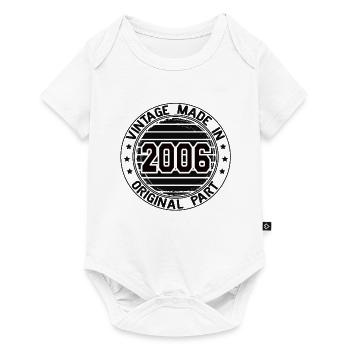 Vintage Made In 2006 Original Part Anniversaire 2006 - Body à manches courtes Premium Bébé - blanc - Devant