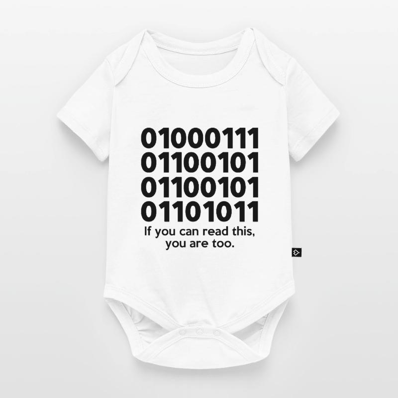 If You Can Read This Coder Programmer Comupter Dev Baby Premium Kurzarmbody