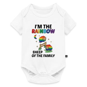I'm The Rainbow Sheep In The Family Lesbian Love G - Baby Premium Kurzarmbody - Weiß - Vorne