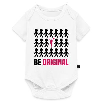 Be Original Cheerleading Cheerleader Cheerdance Gy - Baby Premium Kurzarmbody - Weiß - Vorne