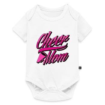 Cheer Mom Cheerleading Cheerleader Cheerdance Gymn - Baby Premium Kurzarmbody - Weiß - Vorne