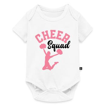 Cheer Squad Cheerleader Cheerleading Cheerdance Gy - Baby Premium Kurzarmbody - Weiß - Vorne
