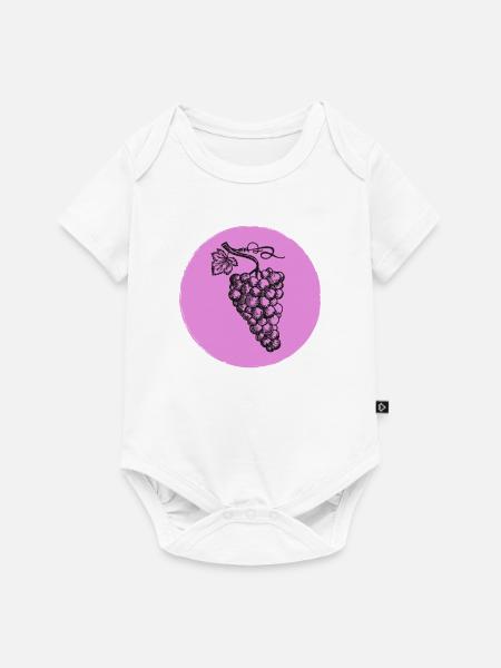 Traube - Baby Premium Kurzarmbody - Weiß