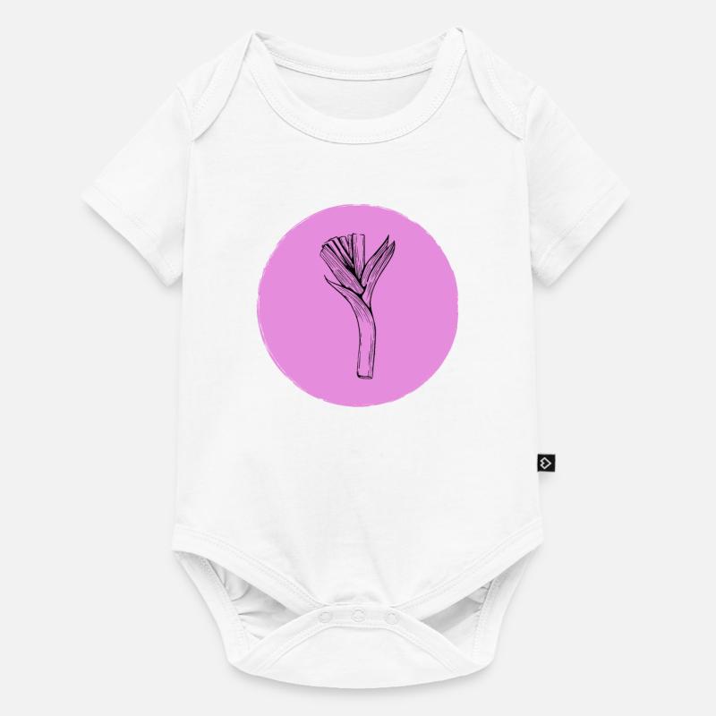 Poireau - Body à manches courtes Premium Bébé - blanc