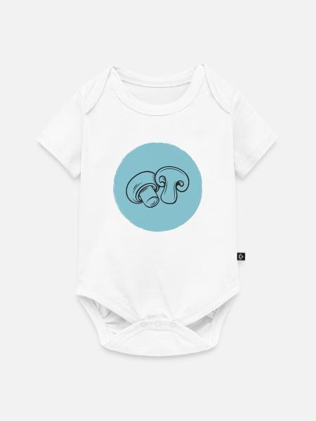 Pilze - Baby Premium Kurzarmbody - Weiß