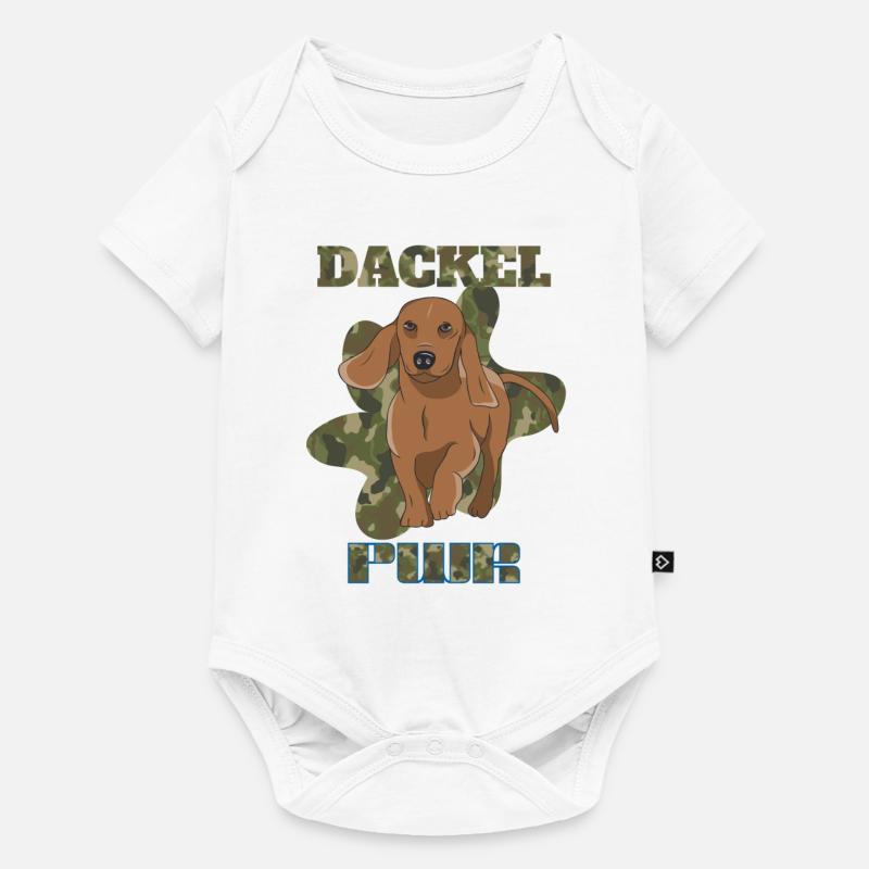 Teckel - Body à manches courtes Premium Bébé - blanc