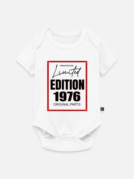 Limited Edition 1976 - Baby Premium Kurzarmbody - Weiß