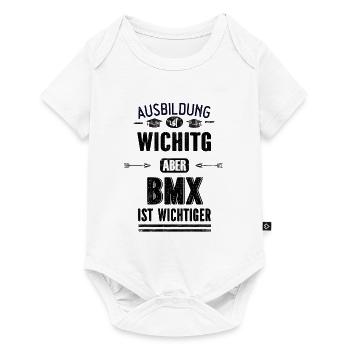 Lustiges Geschenk Design BMX Sport Ball - Baby Premium Kurzarmbody - Weiß - Vorne
