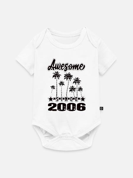 Awesome Since 2006 - Baby Premium Kurzarmbody - Weiß