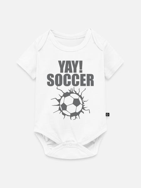 Fußball-Pause - Baby Premium Kurzarmbody - Weiß