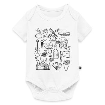 Spain - Baby Premium short-sleeve bodysuit - white - Front