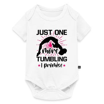 Just One More Tumbling I Promise Gymnast Cheerlead - Baby Premium Kurzarmbody - Weiß - Vorne