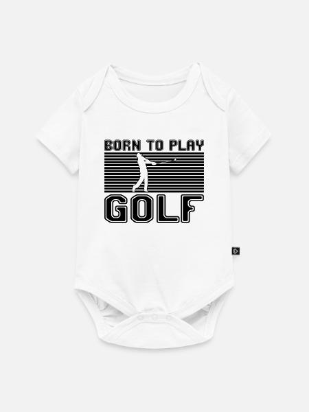 Golf - Baby Premium Kurzarmbody - Weiß