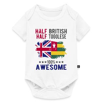 Moitié britannique moitié tongolese - Body à manches courtes Premium Bébé - blanc - Devant