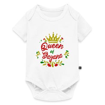 Königin von Gayana - Baby Premium Kurzarmbody - Weiß - Vorne