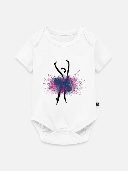 Tänzerin (2) - Baby Premium Kurzarmbody - Weiß
