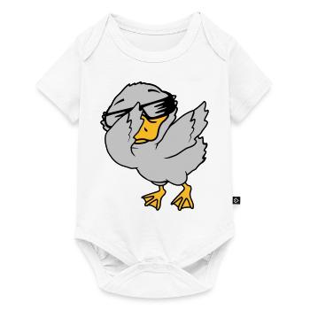 Dabbing Party Ducklings Cool - Baby Premium short-sleeve bodysuit - white - Front