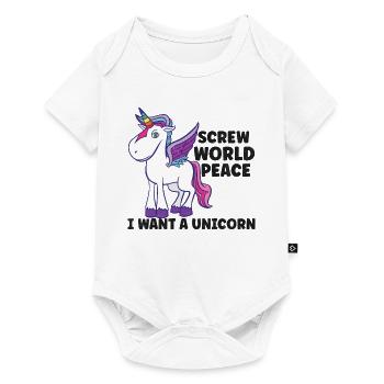 Horse Dressage Horseback-Riding Horse Girl Barn - Baby Premium short-sleeve bodysuit - white - Front