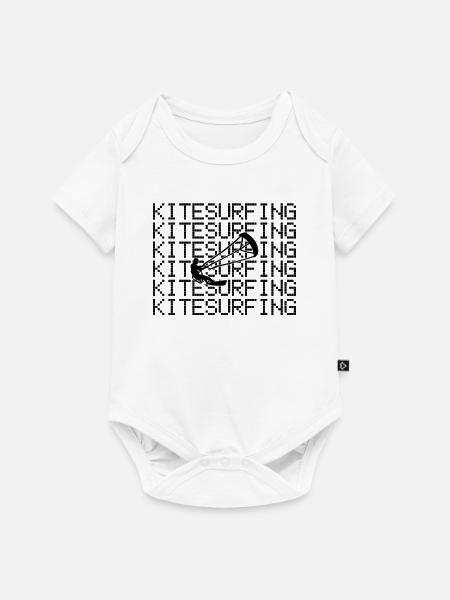 kitesurfing - Baby Premium Kurzarmbody - Weiß