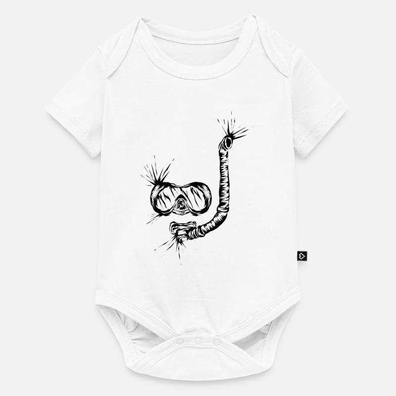 Plongée en apnée - Body à manches courtes Premium Bébé - blanc