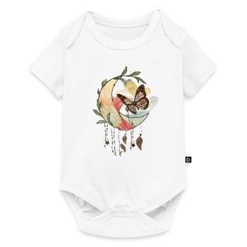 Butterfly Flower Floral Sayings Saying Flowers - Baby Premium short-sleeve bodysuit - white - Front