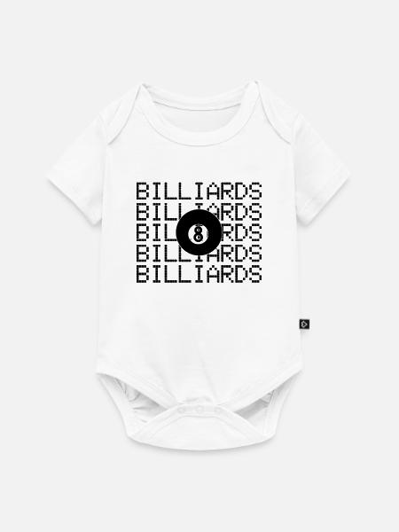 Billiard - Baby Premium Kurzarmbody - Weiß