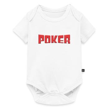 Poker - Baby Premium short-sleeve bodysuit - white - Front