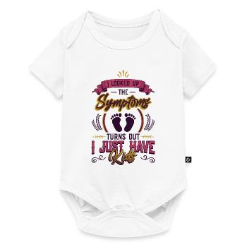 J’ai cherché les symptômes. - Body à manches courtes Premium Bébé - blanc - Devant