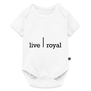 Live Royal Live | Royal FAT - Baby Premium short-sleeve bodysuit - white - Front