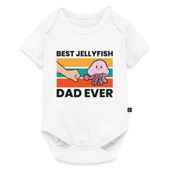 Jellyfish Aquarium Pet Best Jellyfish Dad Ever - Baby Premium short-sleeve bodysuit - white - Front