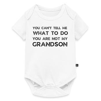 drôle de grand-père. - Body à manches courtes Premium Bébé - blanc - Devant