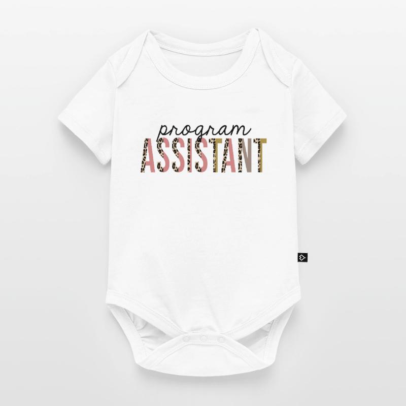 Programmassistent Leopard Print Funny Baby Premium Kurzarmbody