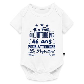 46 ans / perfection - Body à manches courtes Premium Bébé - blanc - Devant