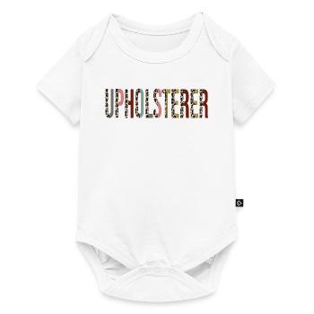 Polsterer - Baby Premium Kurzarmbody - Weiß - Vorne