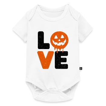 Halloween Love Funny Saying Sayings - Baby Premium short-sleeve bodysuit - white - Front