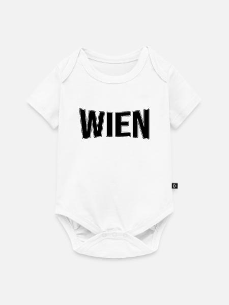 Wien - Baby Premium Kurzarmbody - Weiß