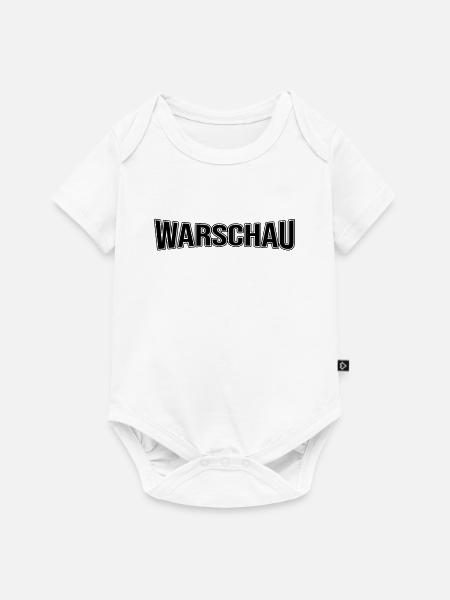 Warschau - Baby Premium Kurzarmbody - Weiß