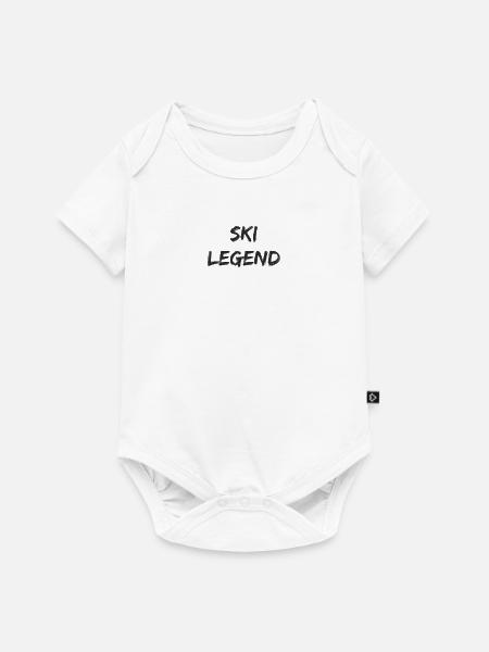 Ski - Ski Legend - Baby Premium Kurzarmbody - Weiß