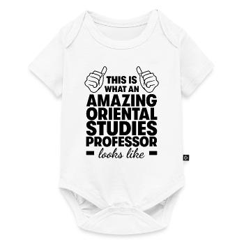 Erstaunlicher Professor für Orientalistik - Baby Premium Kurzarmbody - Weiß - Vorne