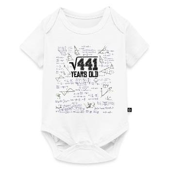 Square root of 441 math nerd 21st birthday - Baby Premium short-sleeve bodysuit - white - Front
