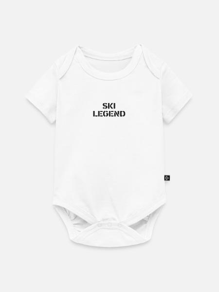 Ski - Ski Legend - Baby Premium Kurzarmbody - Weiß