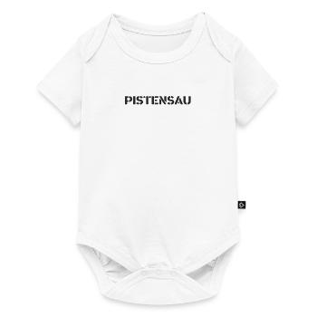 Snowboard - Pistensau - Baby Premium Kurzarmbody - Weiß - Vorne