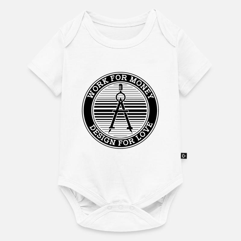 Travailler pour de l’argent Architecte Architecte Architecture - Body à manches courtes Premium Bébé - blanc