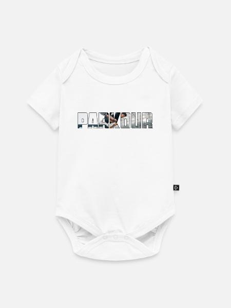 parkour - Baby Premium Kurzarmbody - Weiß