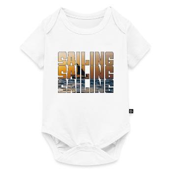 Sail - Baby Premium short-sleeve bodysuit - white - Front