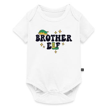 Brother Elf Matching Family Christmas Group Xmas - Baby Premium short-sleeve bodysuit - white - Front