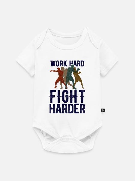 Boxsport Boxing - Baby Premium Kurzarmbody - Weiß