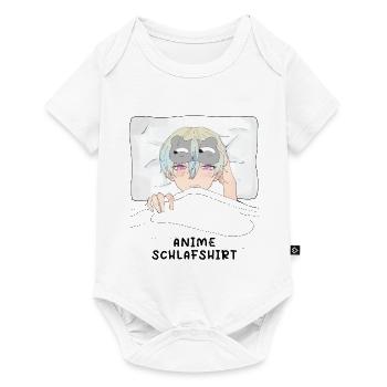 Chemise de nuit Anime Otaku Weeb Kawaii - Body à manches courtes Premium Bébé - blanc - Devant